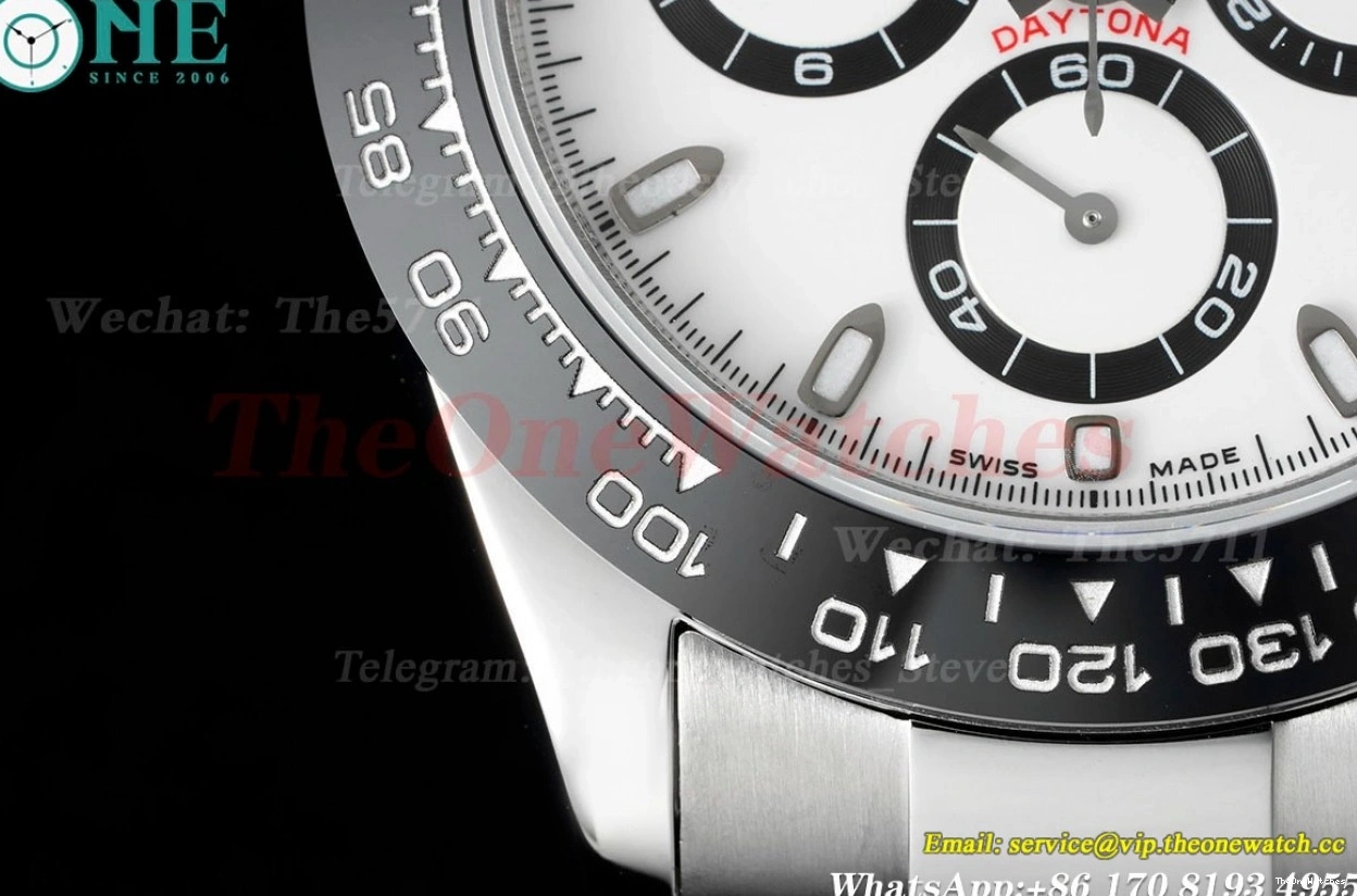 7750 Daytona ALF SS White Asia 116500 904L CER 0114